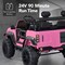 Best Choice Products Kids 24V 2-Seater Electric Ride-On Car Truck w/ Parent Control, Bluetooth, LED Lights